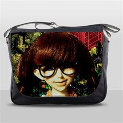 Olivia In The Fields Messenger Bag by snowwhitegirl