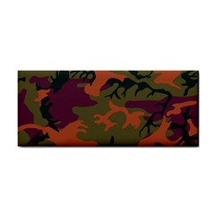 Camouflage Orange Hand Towel by snowwhitegirl