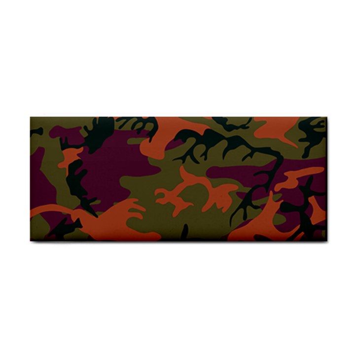 Camouflage Orange Hand Towel