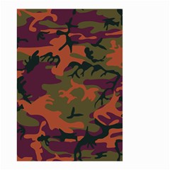 Camouflage Orange Small Garden Flag (two Sides) by snowwhitegirl