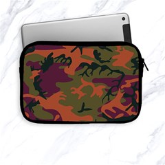 Camouflage Orange Apple Ipad Mini Zipper Cases by snowwhitegirl