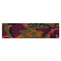 Camouflage Orange Satin Scarf (oblong) by snowwhitegirl