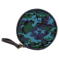 Camouflage Blue Classic 20-cd Wallets by snowwhitegirl