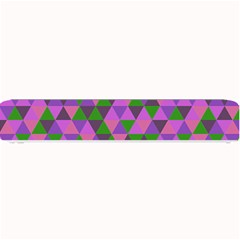 Retro Pink Purple Geometric Pattern Small Bar Mats