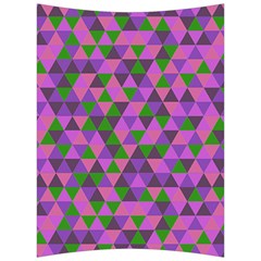 Retro Pink Purple Geometric Pattern Back Support Cushion