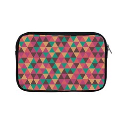 Retro Orange Green Geometric Pattern Apple Macbook Pro 13  Zipper Case by snowwhitegirl