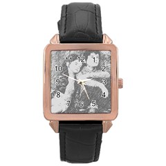 Kids Rose Gold Leather Watch  by snowwhitegirl