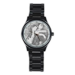 Kids Stainless Steel Round Watch