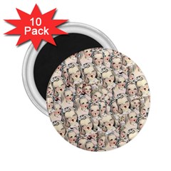 Vintage Singing Heads 2 25  Magnets (10 Pack)  by snowwhitegirl