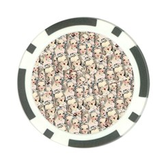 Vintage Singing Heads Poker Chip Card Guard (10 Pack) by snowwhitegirl