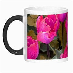 Pink Tulips Morph Mugs by snowwhitegirl