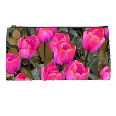 Pink Tulips Pencil Cases by snowwhitegirl