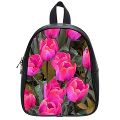 Pink Tulips School Bag (small) by snowwhitegirl