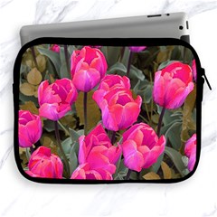 Pink Tulips Apple Ipad 2/3/4 Zipper Cases by snowwhitegirl