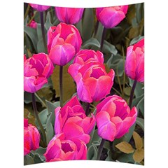 Pink Tulips Back Support Cushion by snowwhitegirl