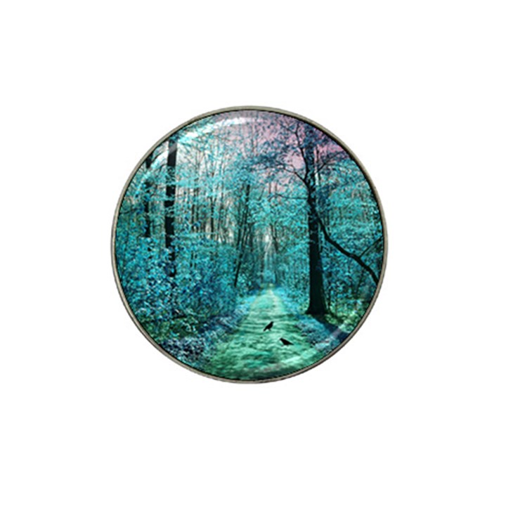 Blue Forest Hat Clip Ball Marker