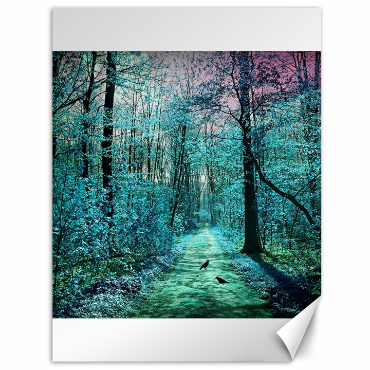 Blue Forest Canvas 36  x 48 