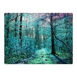 Blue Forest Double Sided Flano Blanket (Mini)  35 x27  Blanket Front