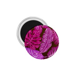 Tropical Pink Leaves 1 75  Magnets by snowwhitegirl