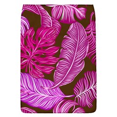 Tropical Pink Leaves Removable Flap Cover (l) by snowwhitegirl