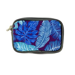 Tropical Blue Leaves Coin Purse by snowwhitegirl