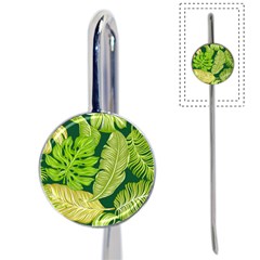 Tropical Green Leaves Book Mark by snowwhitegirl