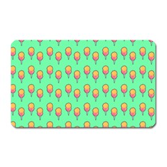 Cotton Candy Pattern Green Magnet (rectangular) by snowwhitegirl