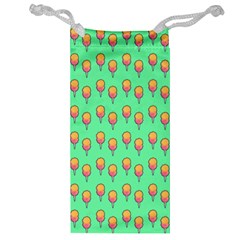 Cotton Candy Pattern Green Jewelry Bag by snowwhitegirl