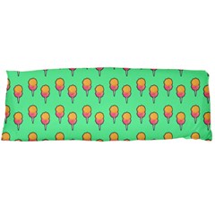 Cotton Candy Pattern Green Body Pillow Case (dakimakura) by snowwhitegirl