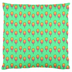 Cotton Candy Pattern Green Standard Flano Cushion Case (two Sides) by snowwhitegirl