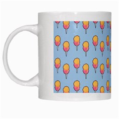 Cotton Candy Pattern Blue White Mugs by snowwhitegirl