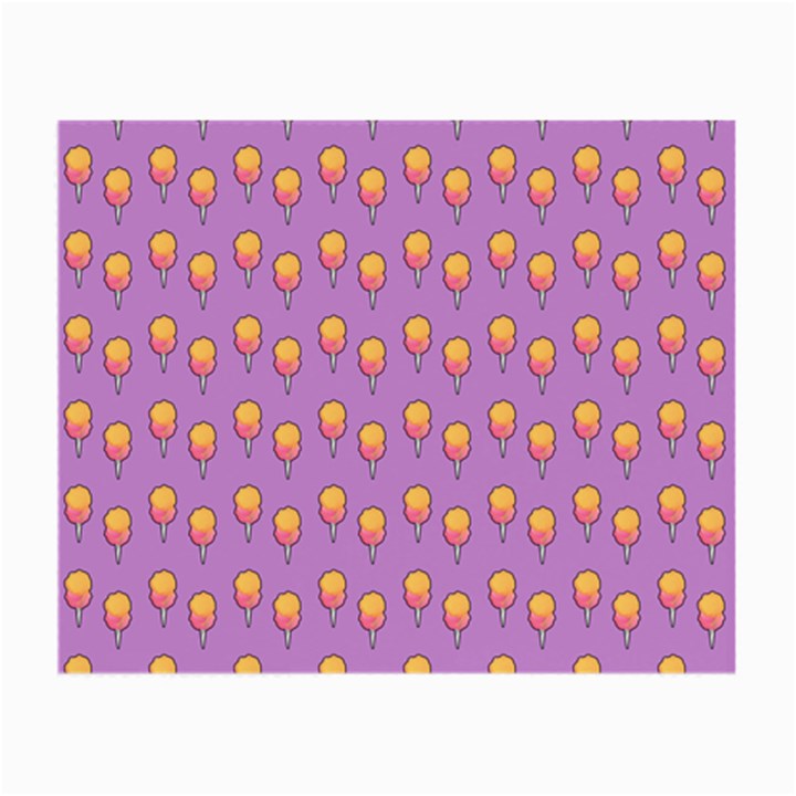 Cotton Candy Pattern Violet Small Glasses Cloth