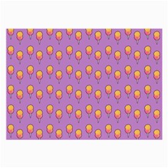 Cotton Candy Pattern Violet Large Glasses Cloth (2-side) by snowwhitegirl