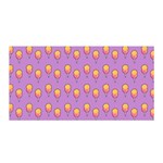 Cotton Candy Pattern Violet Satin Wrap Front