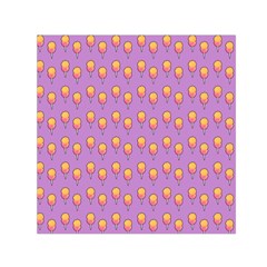 Cotton Candy Pattern Violet Small Satin Scarf (square) by snowwhitegirl