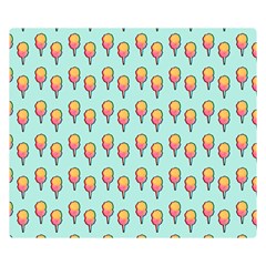 Cotton Candy Pattern Aqua 3d Double Sided Flano Blanket (small)  by snowwhitegirl