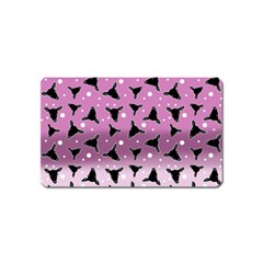 Deer Dots Ombre Magnet (name Card) by snowwhitegirl