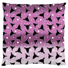 Deer Dots Ombre Large Cushion Case (one Side) by snowwhitegirl