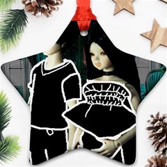 Dolls In Living Room Star Ornament (two Sides) by snowwhitegirl