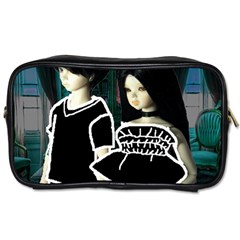 Dolls In Living Room Toiletries Bag (one Side) by snowwhitegirl