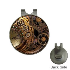 Steampunk Clock Hat Clips With Golf Markers by snowwhitegirl