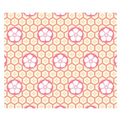 Floral Design Seamless Wallpaper Double Sided Flano Blanket (small)  by Pakrebo