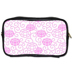 Peony Asia Spring Flowers Natural Toiletries Bag (one Side)