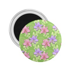 Lily Flowers Green Plant Natural 2.25  Magnets