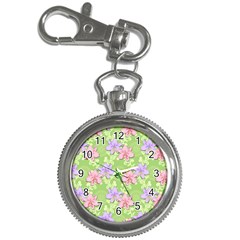 Lily Flowers Green Plant Natural Key Chain Watches