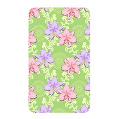 Lily Flowers Green Plant Natural Memory Card Reader (Rectangular)