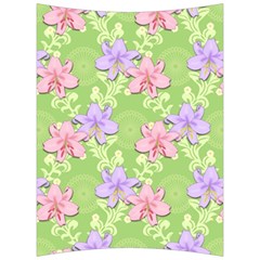 Lily Flowers Green Plant Natural Back Support Cushion