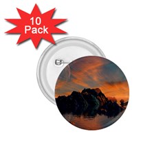 Horizon Sunset Evening Sunrise 1 75  Buttons (10 Pack) by Pakrebo