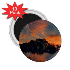 Horizon Sunset Evening Sunrise 2 25  Magnets (10 Pack)  by Pakrebo