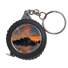 Horizon Sunset Evening Sunrise Measuring Tape by Pakrebo